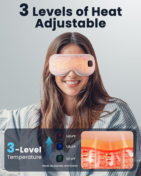 Cozy Cordless Heated Eye Mask